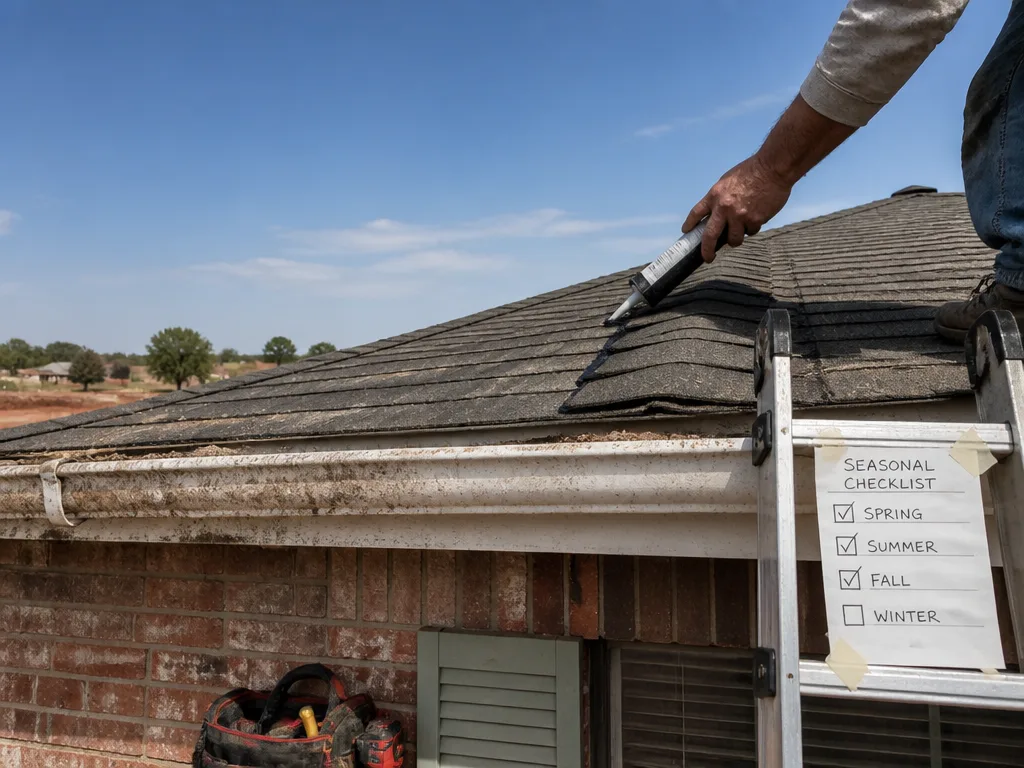 Seasonal Roofing Care for Oklahoma Homes