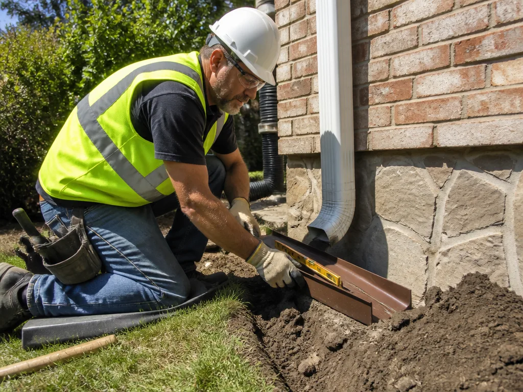 Splash Block Installation